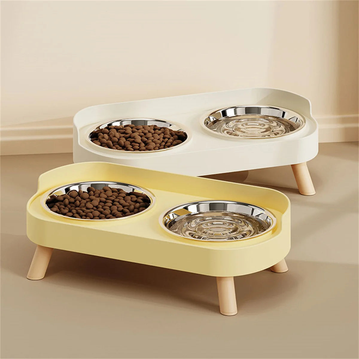 Colourful Double Pet Bowl Set