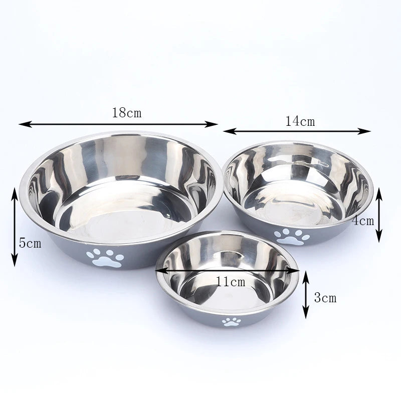 Stainless Steel Dog Bowl - Anti-Slip