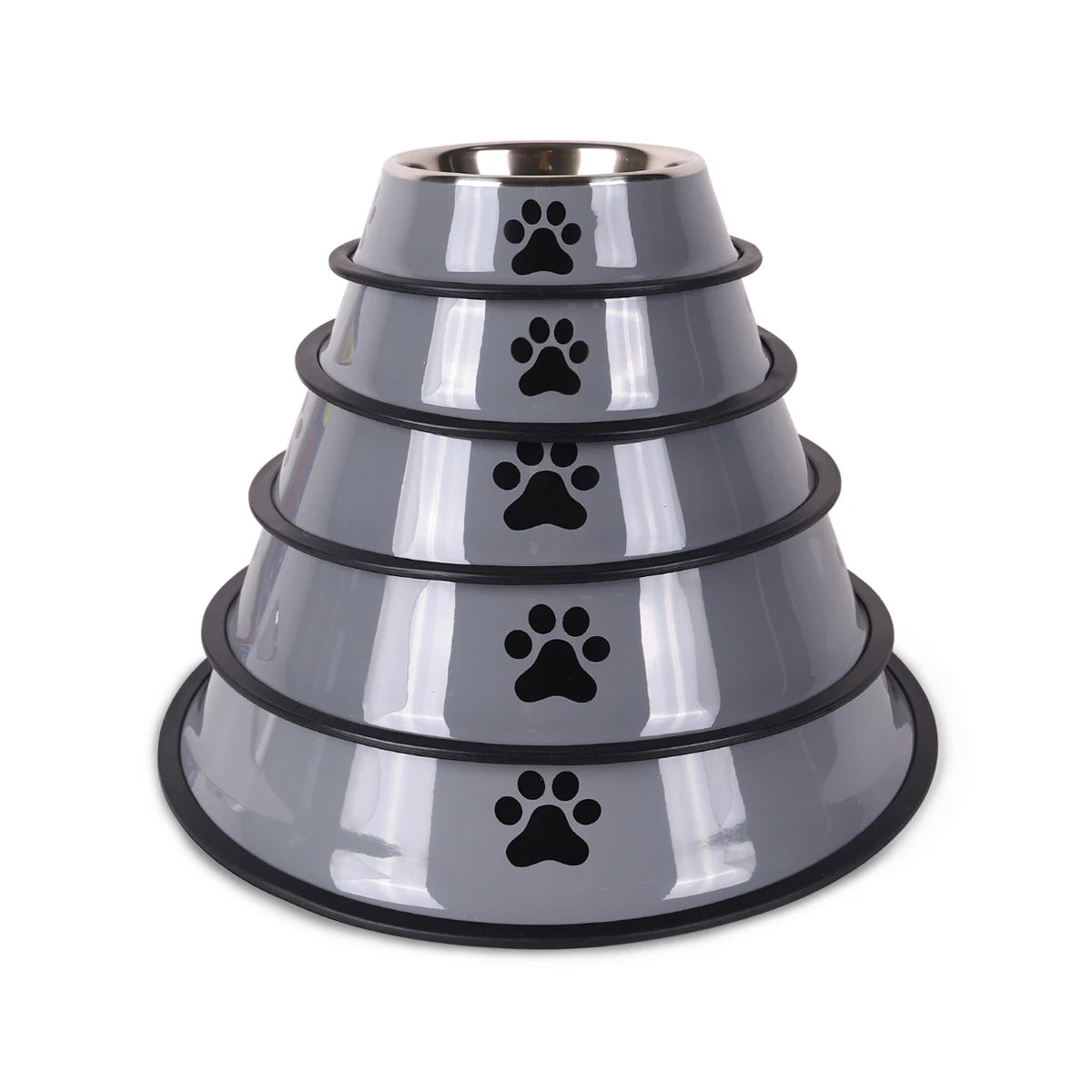 Stainless Steel Pet Bowl - Anti-Slip