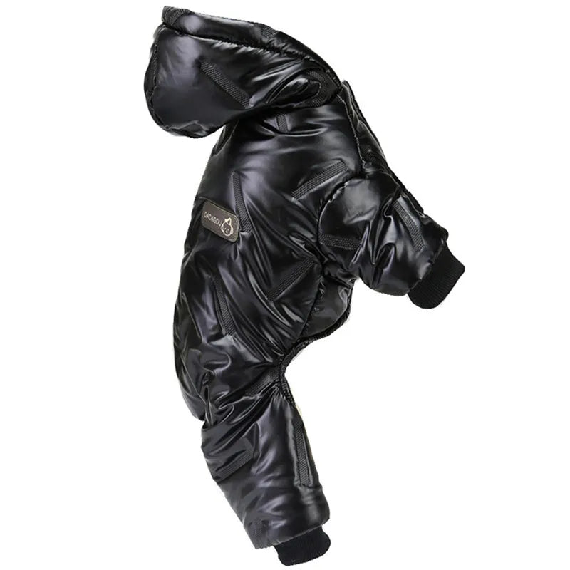 Waterproof Winter Dog Jumpsuit - Warm Hoodie Coat for Small to Medium Dogs