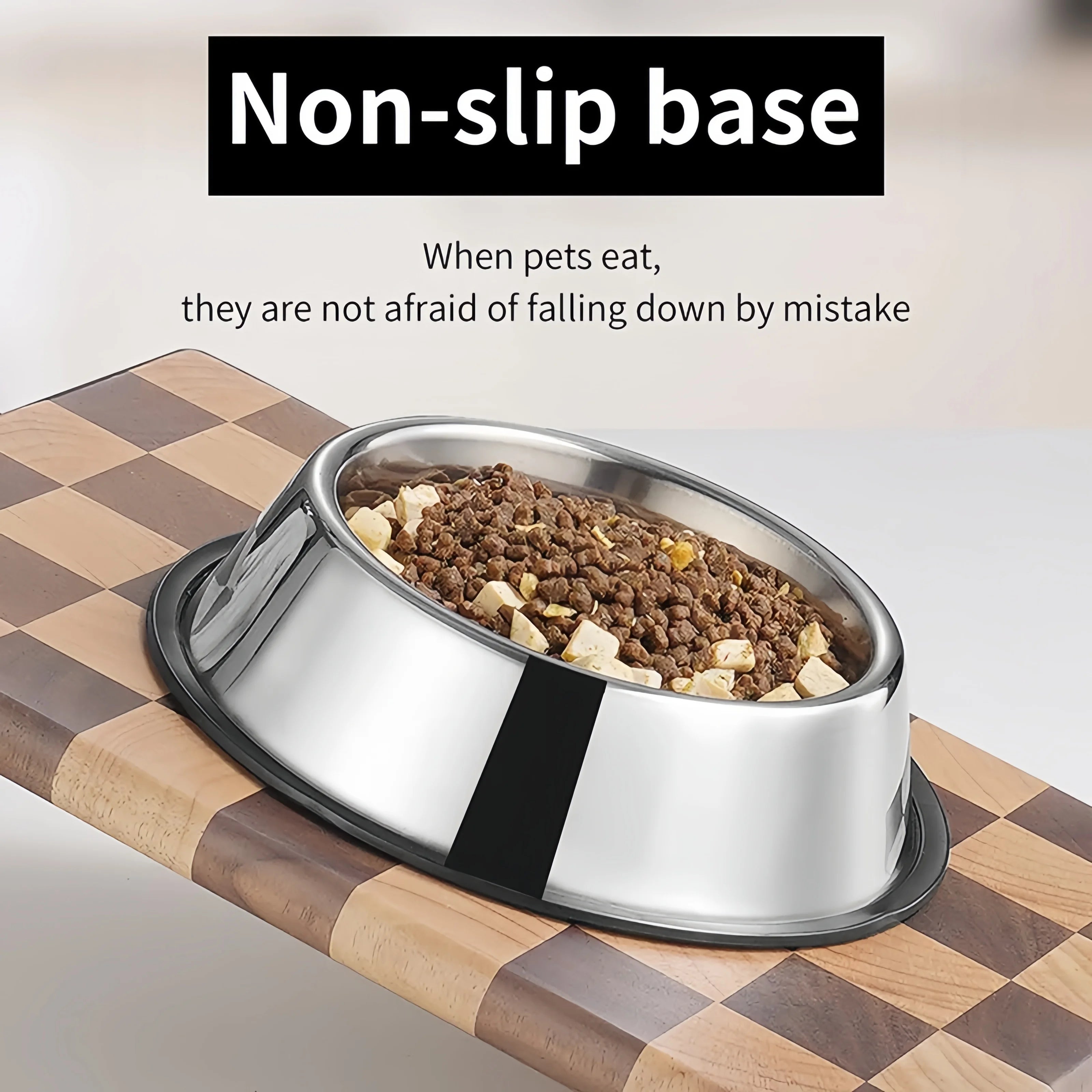 Stainless Steel Pet Bowl - 5 Sizes