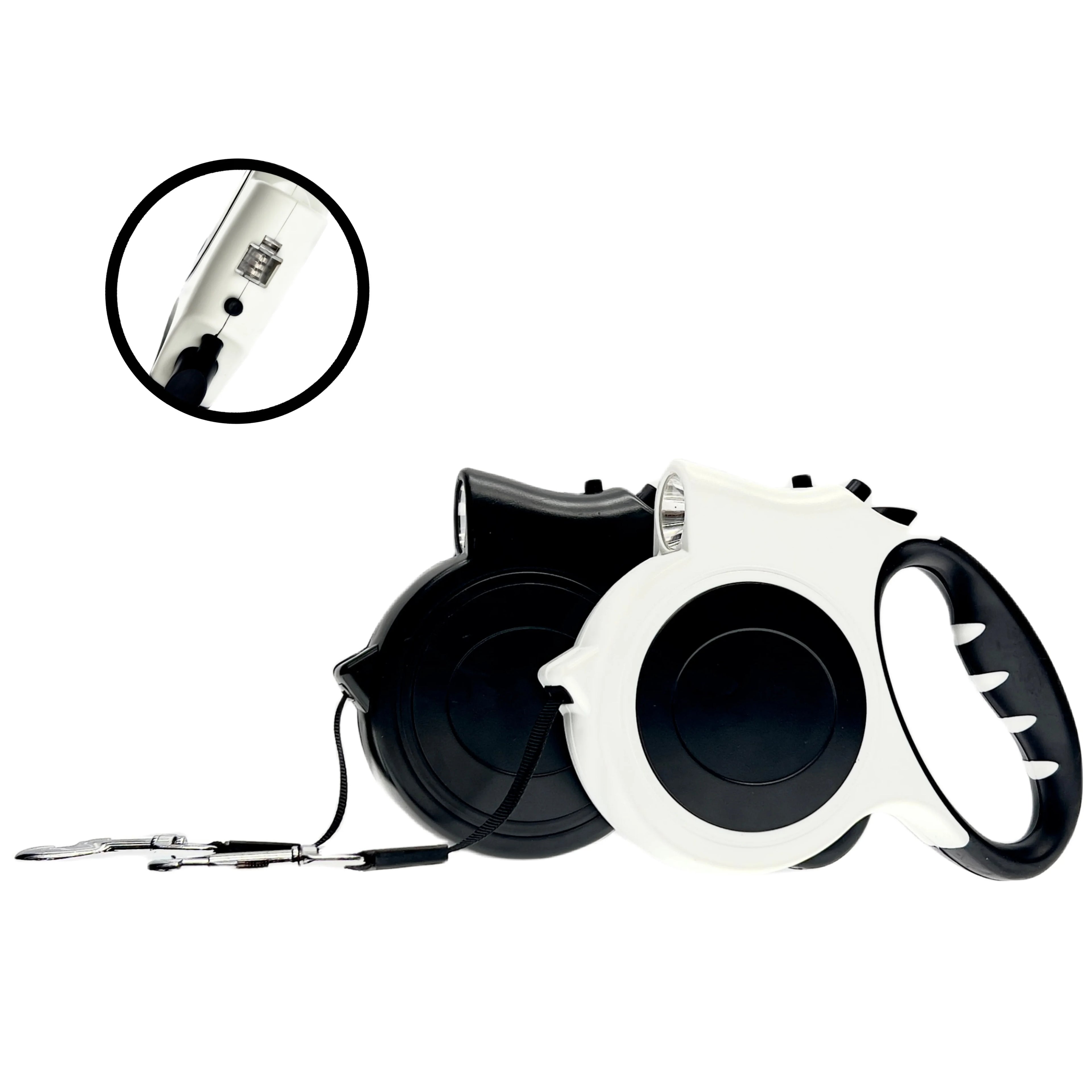 Illuminated Retractable Dog Leash - 16ft