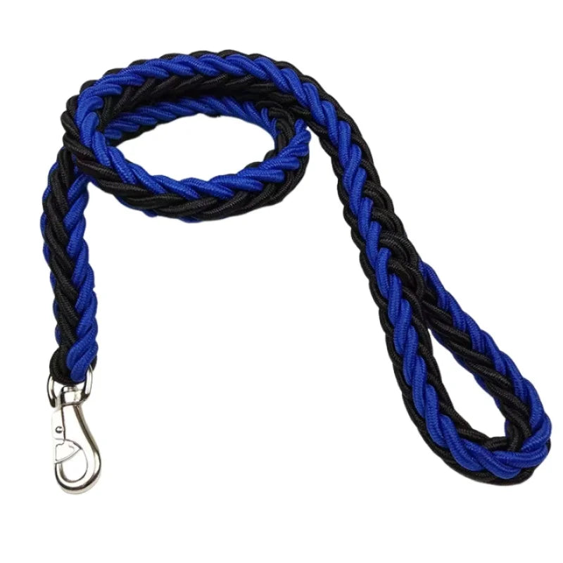 Braided Nylon Dog Leash - Large Dogs