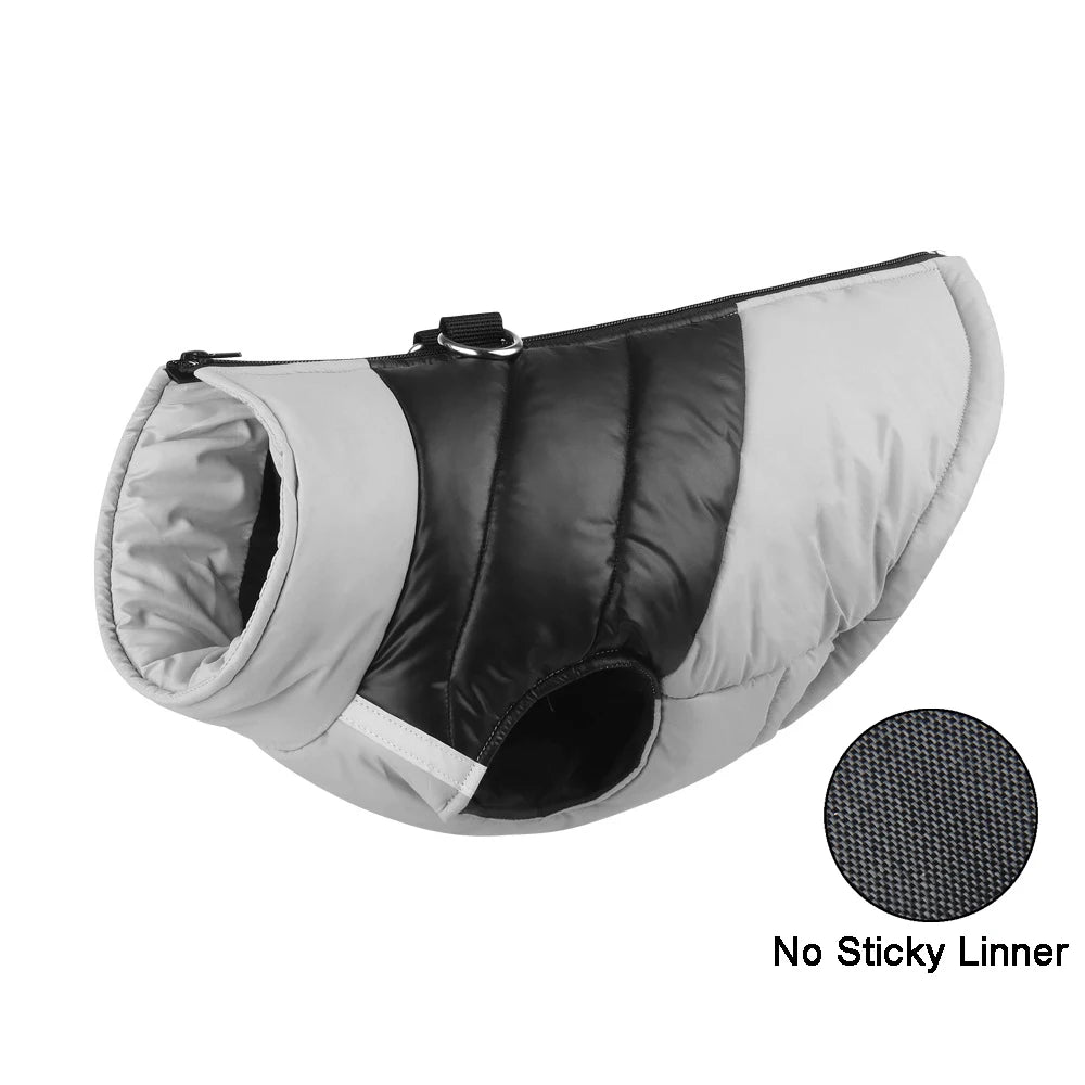 Waterproof Padded Winter Dog Coat - Warm Vest Jacket for Small to Large Dogs