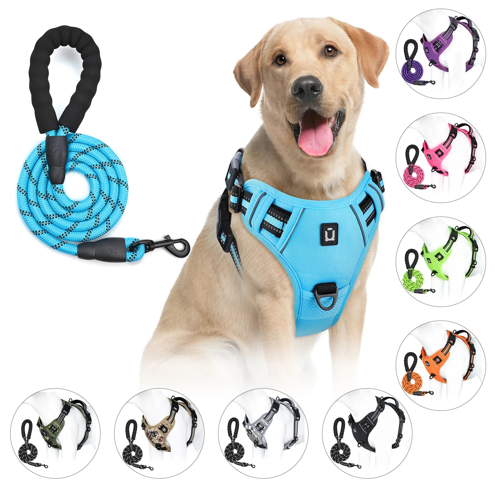 Escape Proof Dog Harness with Leash