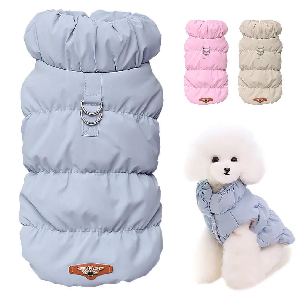 Padded Dog Coat - Winter Jacket for Small to Medium Dogs