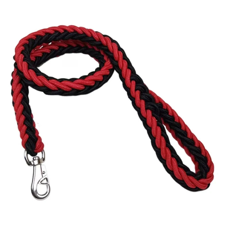 Braided Nylon Dog Leash - Large Dogs