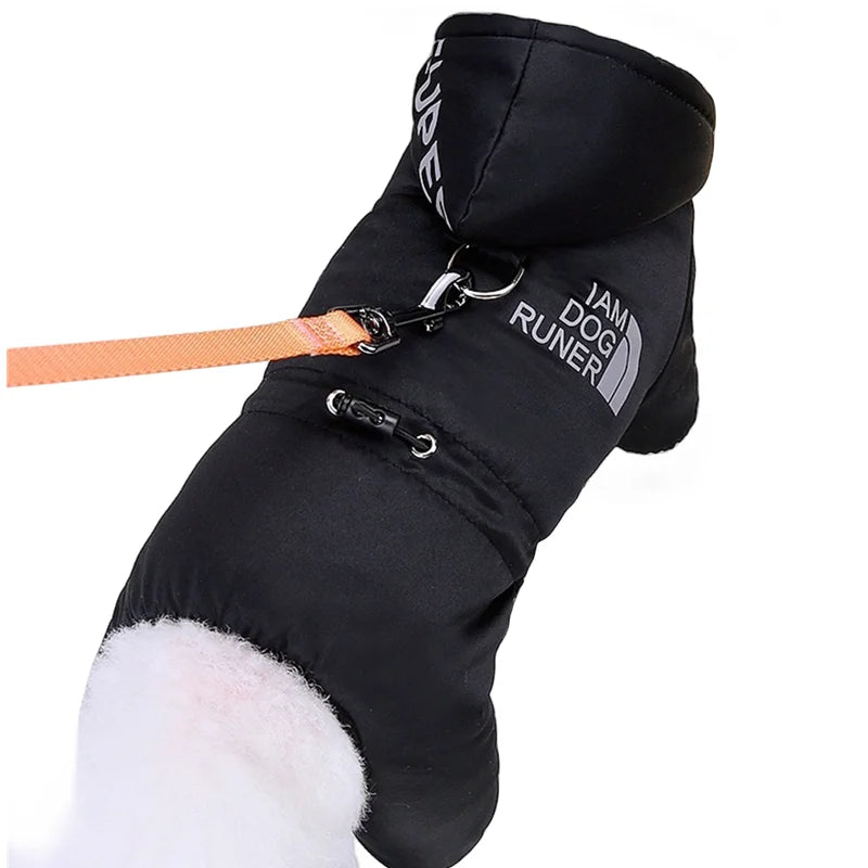Waterproof Winter Dog Jumpsuit - Warm Hoodie Coat for Small to Medium Dogs