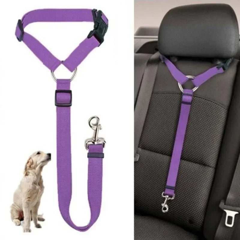 Dog Car Seat Belt - Two-in-One