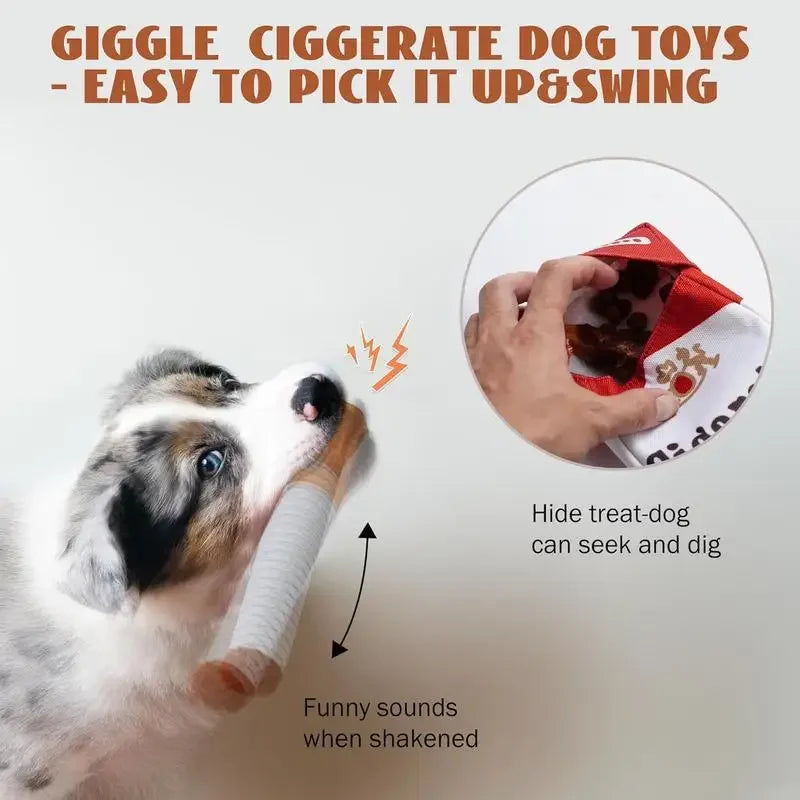 Interactive Plush Dog Toy - Giggling Chew Toy for Dogs
