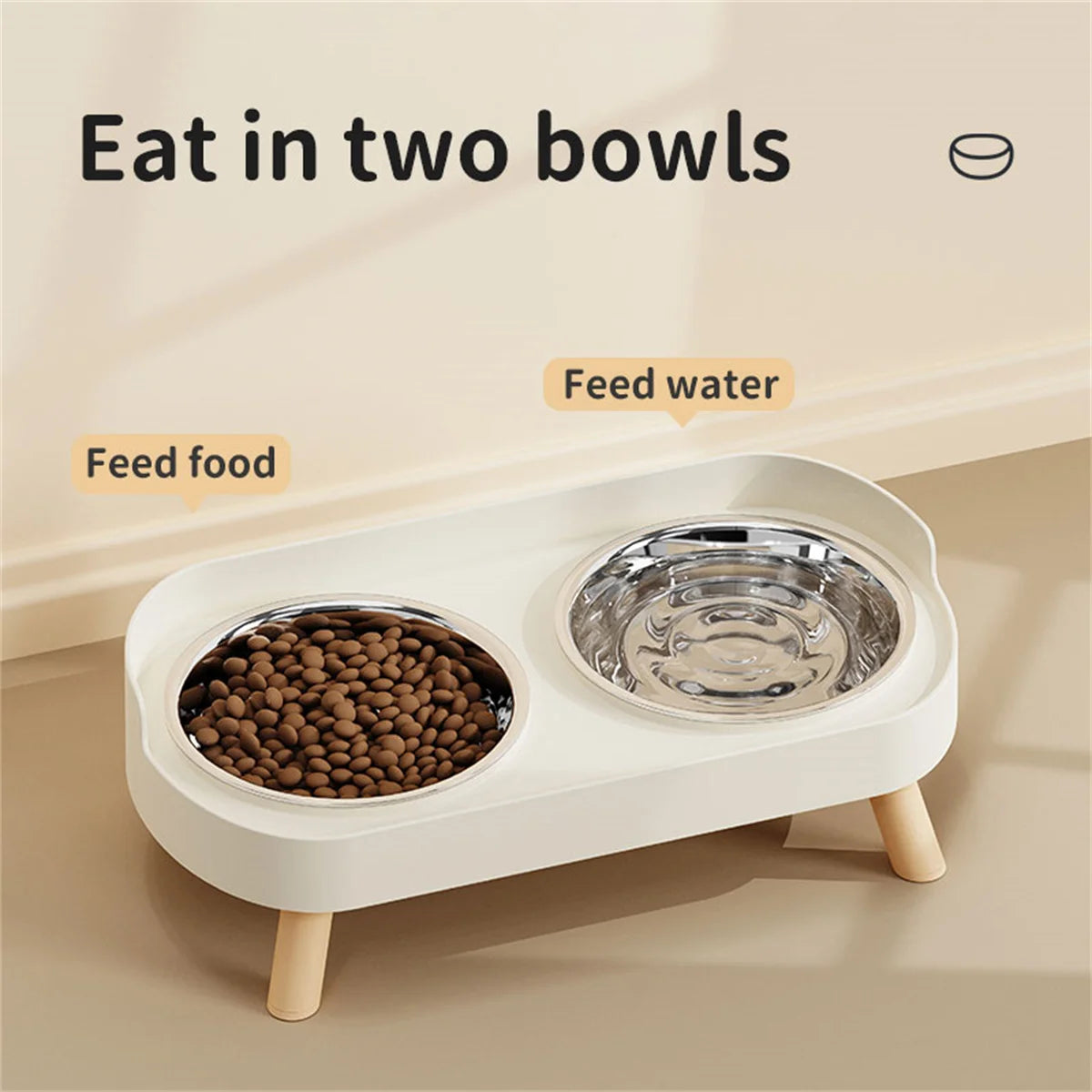 Colourful Double Pet Bowl Set